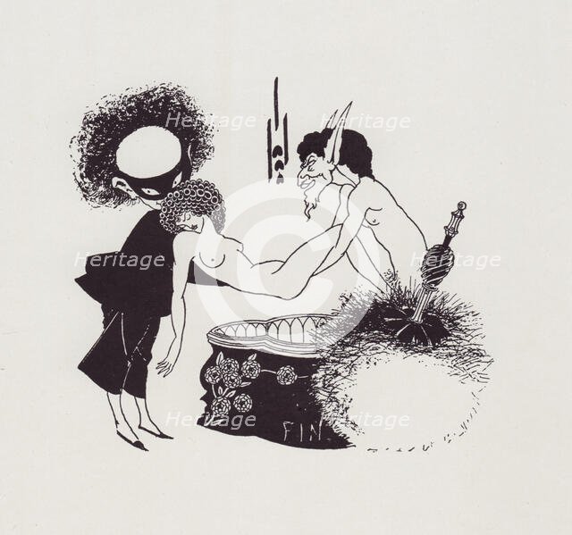 Tailpiece, 1893. Creator: Aubrey Beardsley.