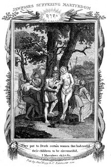 'Jewesses Suffering Martyrdom', c1804. Artist: Unknown