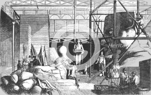 'Moulding Room, Crystal Palace, Sydenham', 1854. Creator: Unknown.