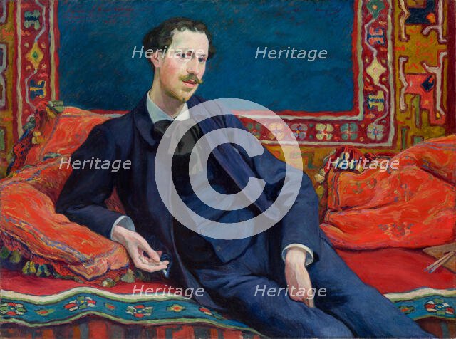 Portrait of the artist René Andreau (1870-1945), 1895. Creator: Monfreid, George-Daniel (Géo) de (1856-1929).