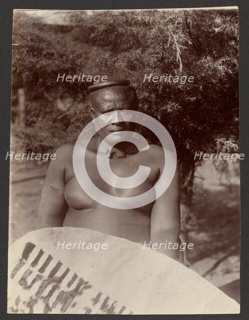 Zulu Chief, brother of Cetewayo, about 1860-1880. Creator: Unknown.