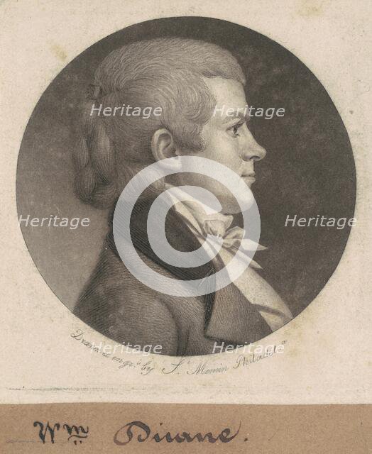 William Duane, 1802. Creator: Charles Balthazar Julien Févret de Saint-Mémin.