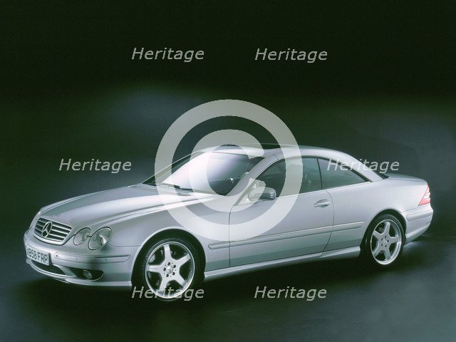2001 Mercedes Benz CL 55 AMG V8. Artist: Unknown.
