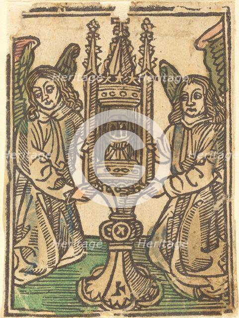A Monstrance Held by Two Angels, 1495/1500. Creator: Unknown.