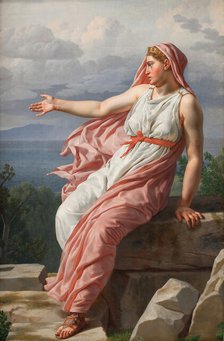 Alcyone's Farewell to her Husband, from Ovid's Metamorphoses, Song XI, 1813. Creator: CW Eckersberg.