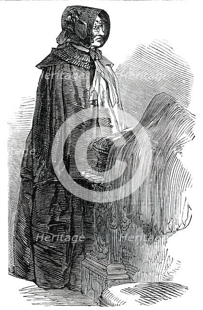 The late Madame Tussaud, 1850. Creator: Unknown.