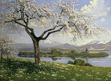 'Bavarian Landscape in Spring', Philipp Graf, 20th century. Artist: Philipp Graf