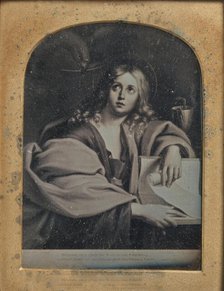 Copy of the Painting "St. John the Evangelist" by Domenichino, 1846-52. Creator: John Jabez Edwin Mayall.