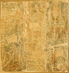 Textile Fragment, Byzantine, 8th century. Creator: Unknown.