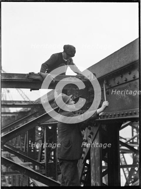 Demolition of Waterloo Bridge, Lambeth, Greater London Authority, 1936. Creator: Charles William  Prickett.