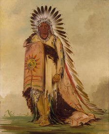 Wán-ee-ton, Chief of the Tribe, 1832. Creator: George Catlin.