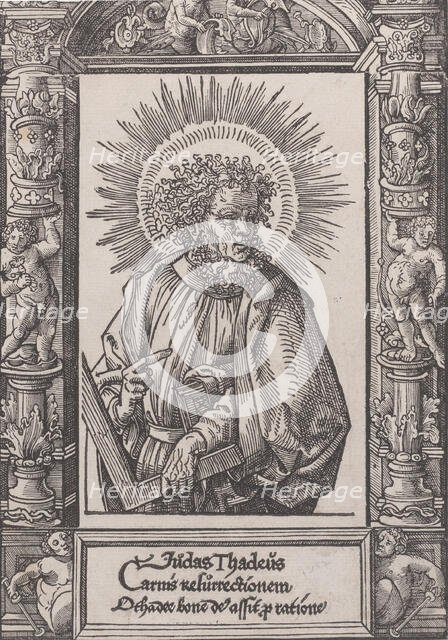Judas Thaddaeus, from Christ and the Apostles, 1514 Creator: Jacob Cornelisz. van Oostsanen.