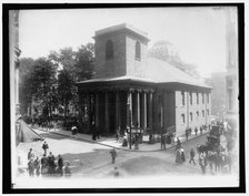 King's Chapel, Boston, between 1890 and 1899. Creator: Unknown.