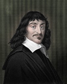 Rene Descartes, French philosopher and mathematician, 1835. Artist: Unknown.