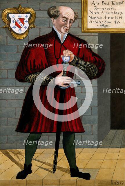 Aureolus Theophrastus Bombastus von Hohenheim [Paracelsus]. Creator: Unknown.