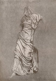 'Study for Rizpah', c1870, (1897). Artist: Frederic Leighton.