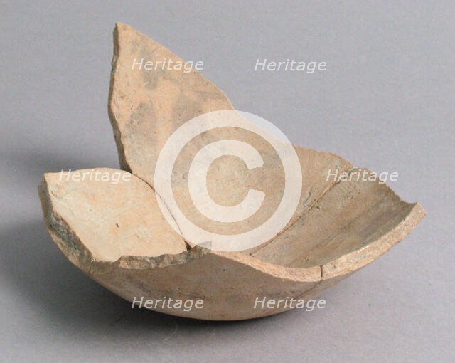 Pot Fragment, Coptic, 4th-7th century. Creator: Unknown.