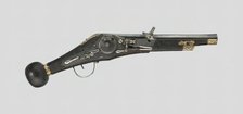 Wheellock Puffer (Pistol) for the Mounted Bodyguard of the Elector of Saxony, East Germany, 1589. Creator: Abraham Dressler.