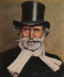 'Giuseppe Verdi 1813-1901. - Gemälde von Michel', 1934. Creator: Unknown.