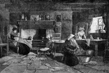 Fisherman's cottage in the Isle of Man, 1881. Creator: Unknown.