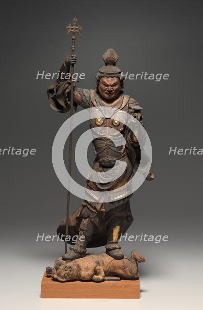 Guardian King of the North (Bishamonten), Kamakura Period (1185-1333). Creator: Unknown.