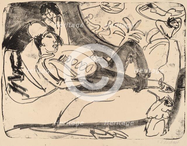Siesta, 1911-1912. Creator: Ernst Kirchner.