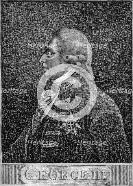 George III of the United Kingdom.Artist: J Chapman