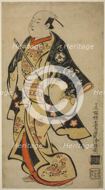 The Actor Uemura Kaemon (?), c. 1706. Creator: Torii Kiyomasu I.