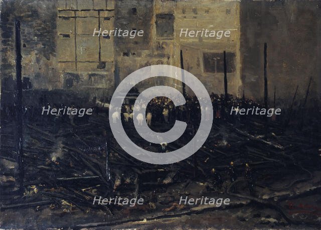 The Bazar de la Charite after the fire of June 4, 1897. Creator: T Bianco.