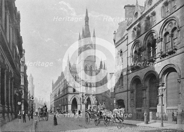 'The Exchange, Bradford', c1896. Artist: Hudson.