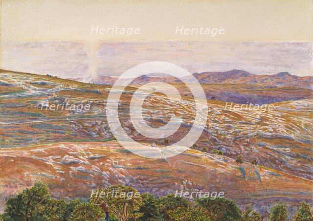 The Dead Sea from Siloam, 1861.  Creator: William Holman Hunt.