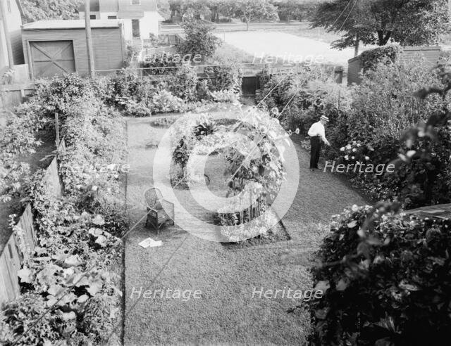 Garden at 124 E. Euclid Avenue, Detroit, Mich., between 1905 and 1915. Creator: Unknown.