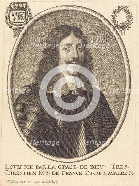 Louis XIII, King of France. Creator: Balthasar Moncornet.