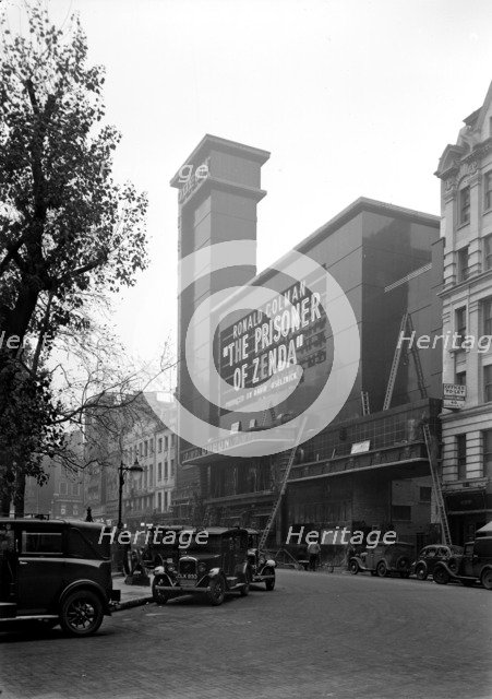 Street view of the Odeon, Leicester Square, London, 1937. Artist: J Maltby