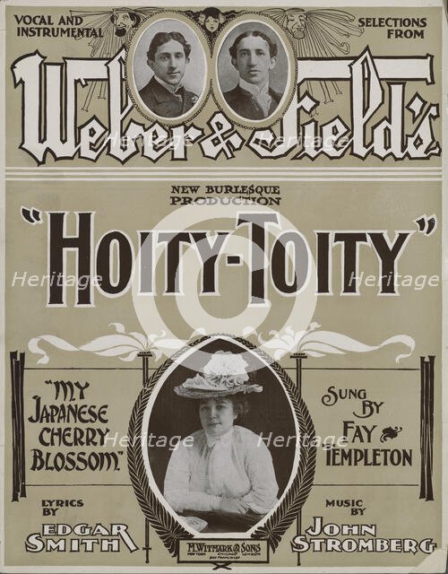 'My Japanese cherry blossom', 1901. Creator: Unknown.