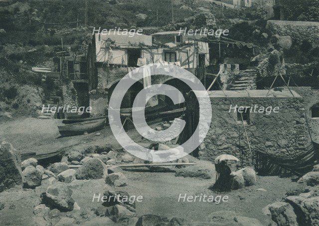 House on the Marina Grande, Capri, Italy, 1927. Artist: Eugen Poppel.