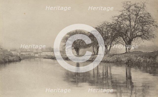 The Village by the River, 1890-1891, printed 1893. Creator: Dr Peter Henry Emerson.