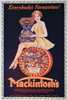 Advert for Mackintosh's toffee, 1932. Artist: Unknown
