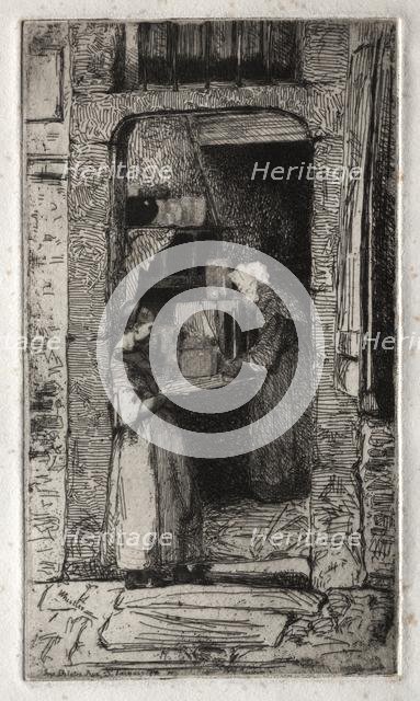 Twelve Etchings from Nature: La Marchande de Moutarde, 1858. Creator: James McNeill Whistler (American, 1834-1903).