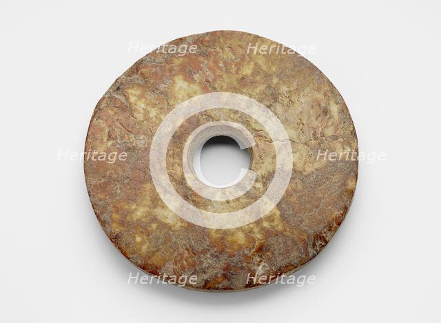 Disk (bi ?), Late Neolithic period, ca. 3300-2250 BCE. Creator: Unknown;Unknown.