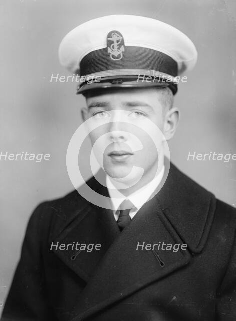 Pond, John Enoch, Midshipman - Portrait, 1933. Creator: Harris & Ewing.