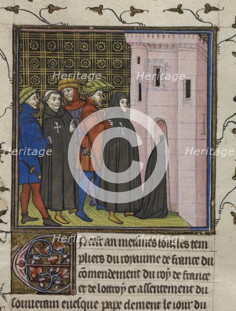 Arrest of the Templars, end of 14th century. Creator: Unknown.