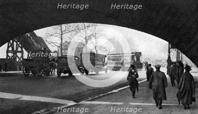 The Embankment, London, 1926-1927. Artist: Unknown