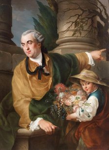 Portrait of Charles Claude Flahaut de La Billarderie, comte d'Angiviller (1730-1809), 1760. Creator: Blanchet, Louis-Gabriel (1705-1772).