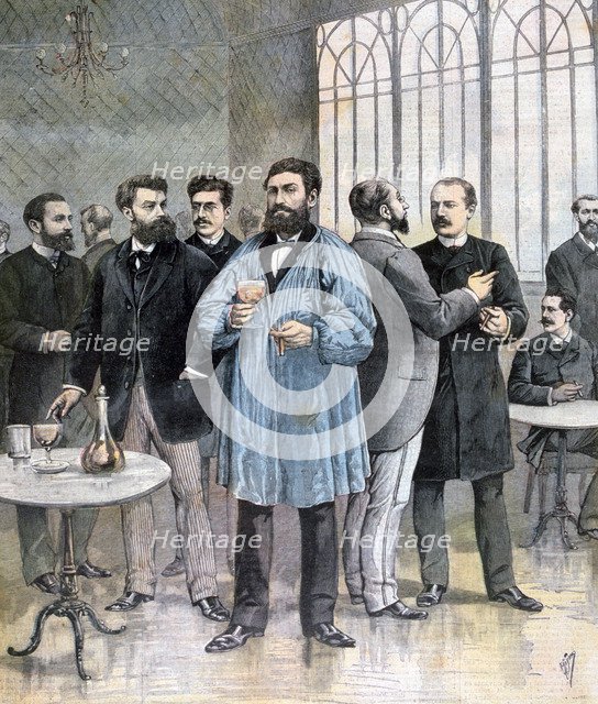 The refreshment bar, Chamber of Deputies of France, Paris, 1892. Artist: Henri Meyer