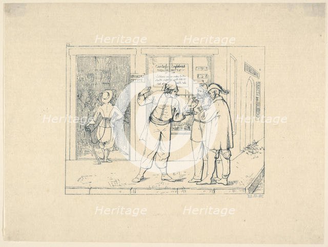 Counterfeit Confederate Notes Publicly Offered for Sale in the "City of Brotherly Love"..., 1861-63. Creator: Adalbert John Volck.