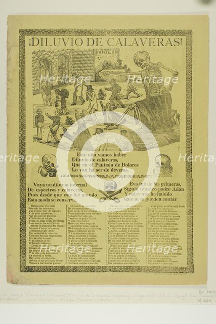 Flood of Calaveras!, n.d. Creator: Manuel Manilla.