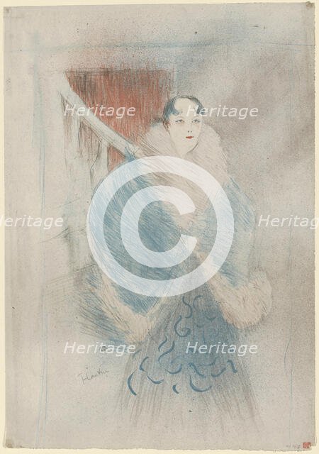 Elsa, dite la Viennoise, 1897. Creator: Toulouse-Lautrec, Henri, de (1864-1901).