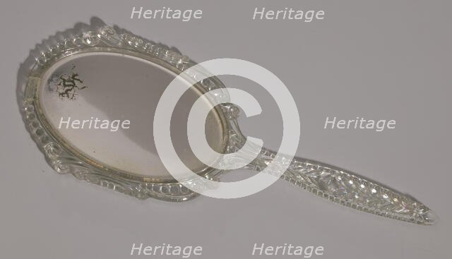 Hand mirror from Mae's Millinery Shop, 1941-1994. Creator: Unknown.