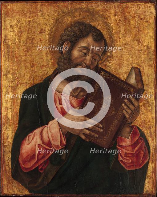 A Saint (Mark?) Reading, ca. 1470. Creator: Bartolomeo Vivarini.